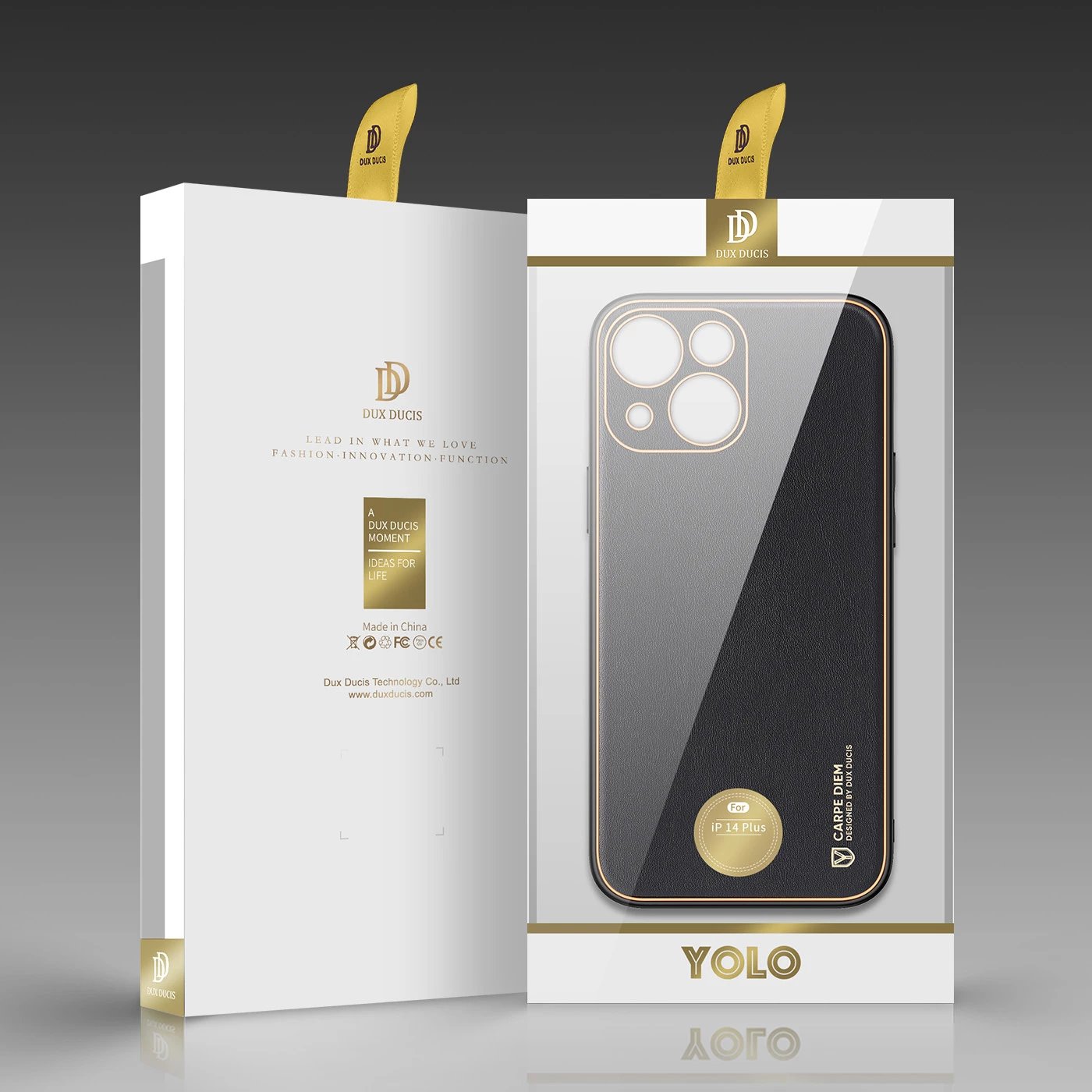 Mbështjellës Dux Ducis Yolo për iPhone 14 Plus, Zi