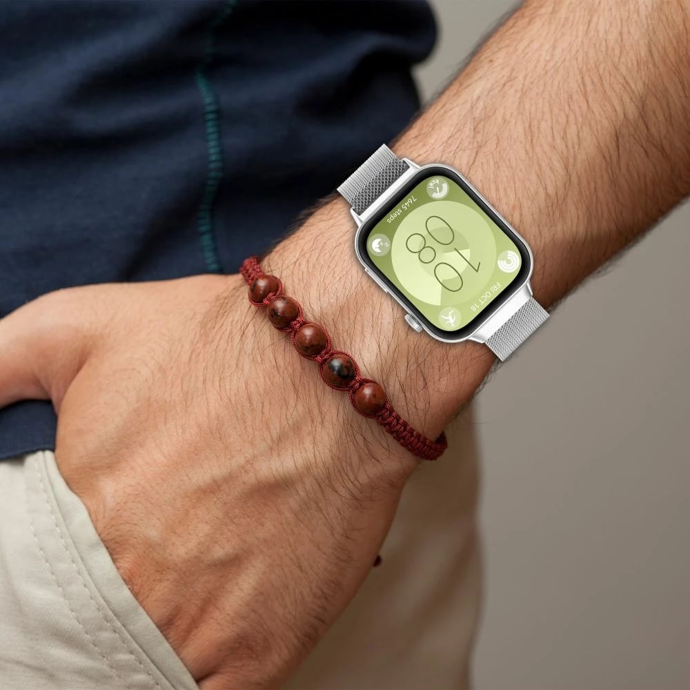 Rrip për smartwatch Tech-Protect MilaneseBand për Huawei Watch Fit 3, Inoks, Zi