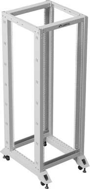 Rack i hapur 19", Lanberg OR01-6832-S, 32U 600x800, kapacitet ngarkese 600 kg, gri RAL 7035