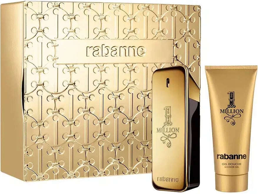 Set Eau de Toilette dhe xhel dushi Paco Rabanne 1 Million për meshkuj, 100ml + 100ml