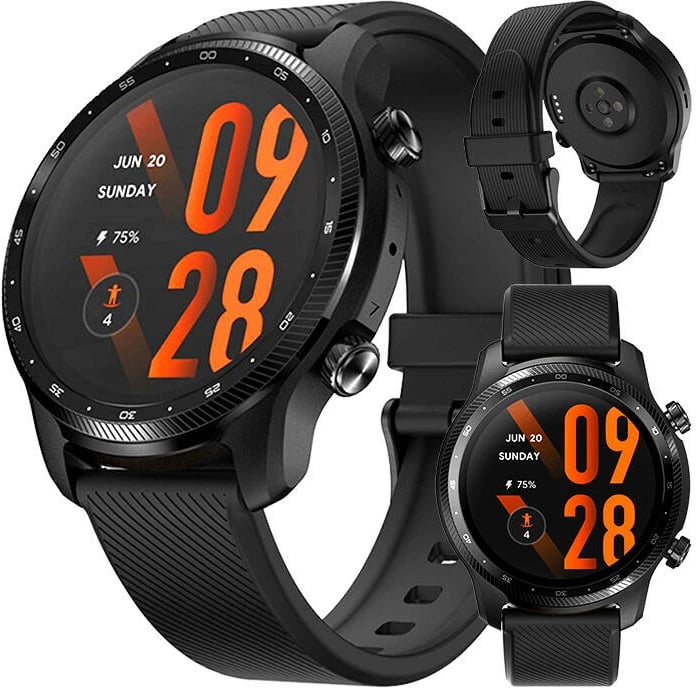 Smartwatch Mobvoi TicWatch Pro 3 Ultra GPS, 1.4", 8GB, Shadow Black