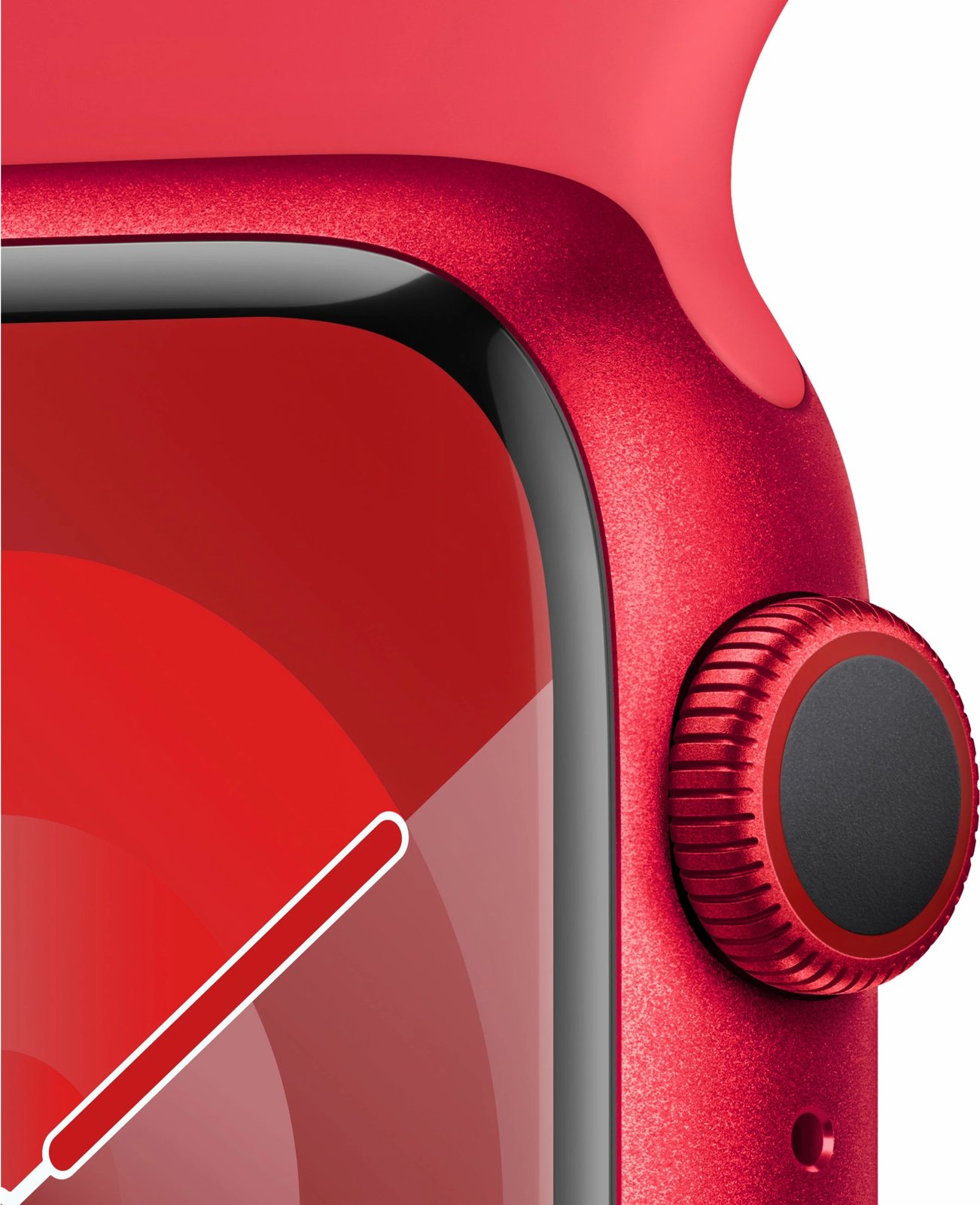 Smartwatch Apple Watch S9 Aluminium 41mm Cellular, rrip i kuq S/M