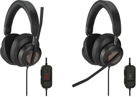 Kufje Kensington H2000 USB-C, me kabllo, për zyrë/qendër thirrjesh, të zeza