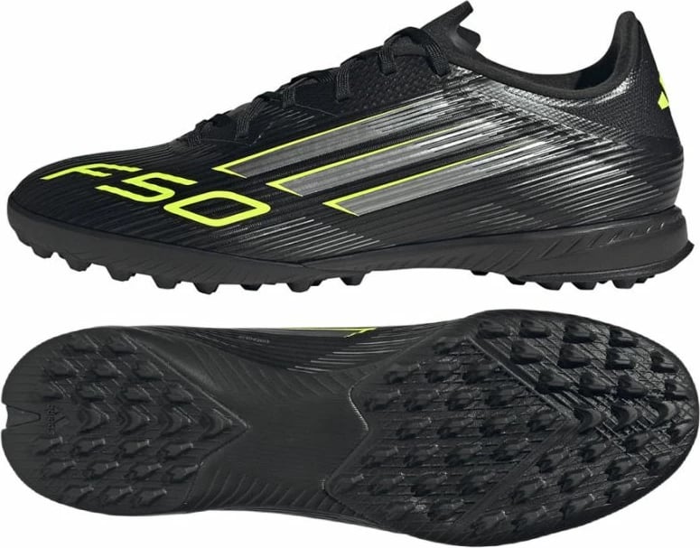 Atlete futbolli për meshkuj adidas F50, të zeza