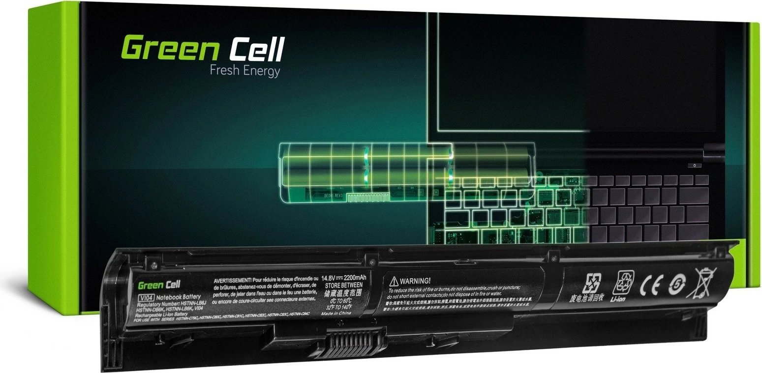 Bateri Green Cell HP82 për laptop HP 440 G2, 14.4V, 2200mAh, e zezë