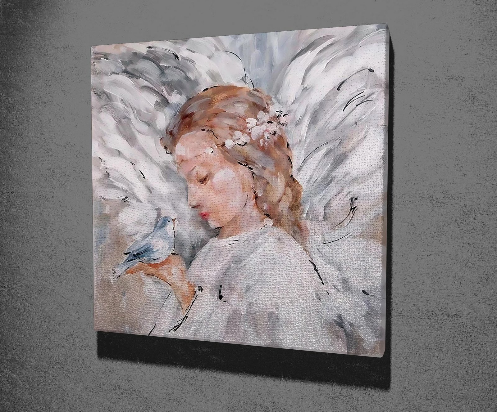 Pikturë dekorative në kanavacë, shumëngjyrëshe, Wallity, KC445, 45x45cm