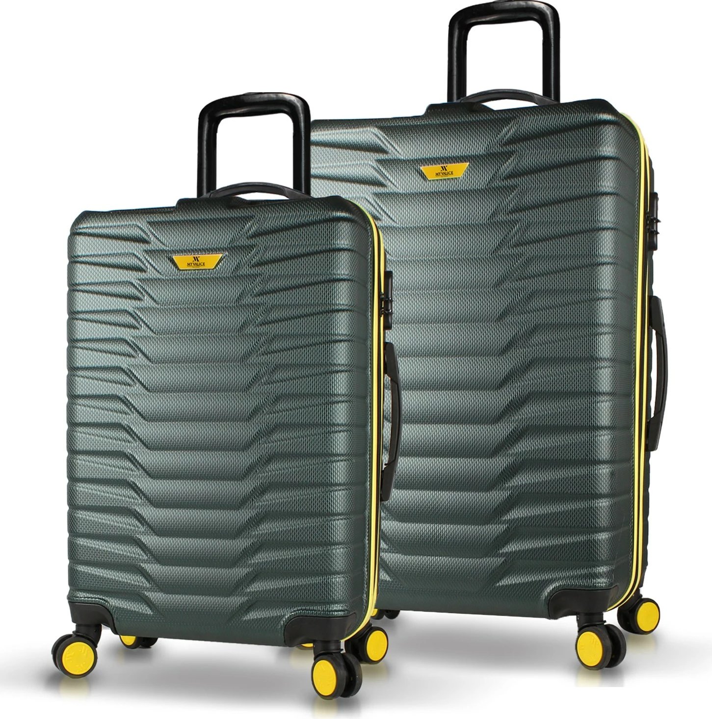 Set valixhesh (2 copë), Zoozie Bags, 5820, ngjyrë kaki