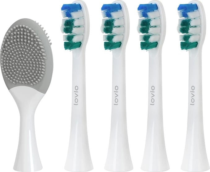 Kokë rezervë për brushë dhëmbësh sonike Lovio SonicProtect PRO LVTB124WK-HS e bardhë 5 copë