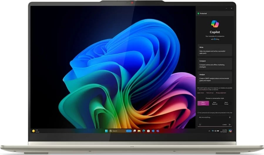 Kompjuter Lenovo Yoga 7 2-në-1, 16", AMD Ryzen AI 7 350, 16 GB RAM, 512 GB SSD, Touchscreen, Argjend