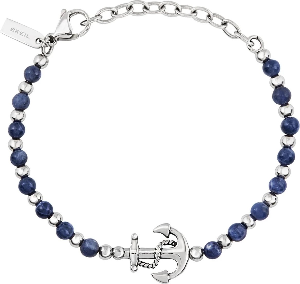 Byzylyk për meshkuj BREIL JEWELS TJ3588, argjend dhe blu