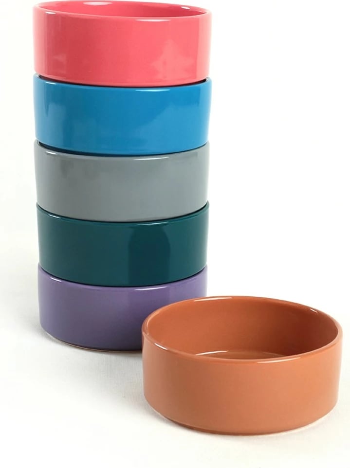 Set tasash qeramike, shumëngjyrëshe, Hermia Concept, 6 copë, 14cm, 520cc