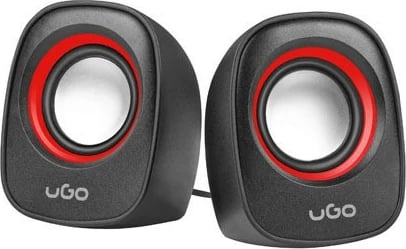 Altoparlantë kompjuteri UGo Tamu S100, 2.0, USB, 3.5mm, zi/kuqe