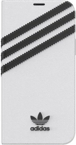 Mbështjellës Adidas OR Booklet Case PU për iPhone 12/12 Pro 6.1", bardhë dhe zi