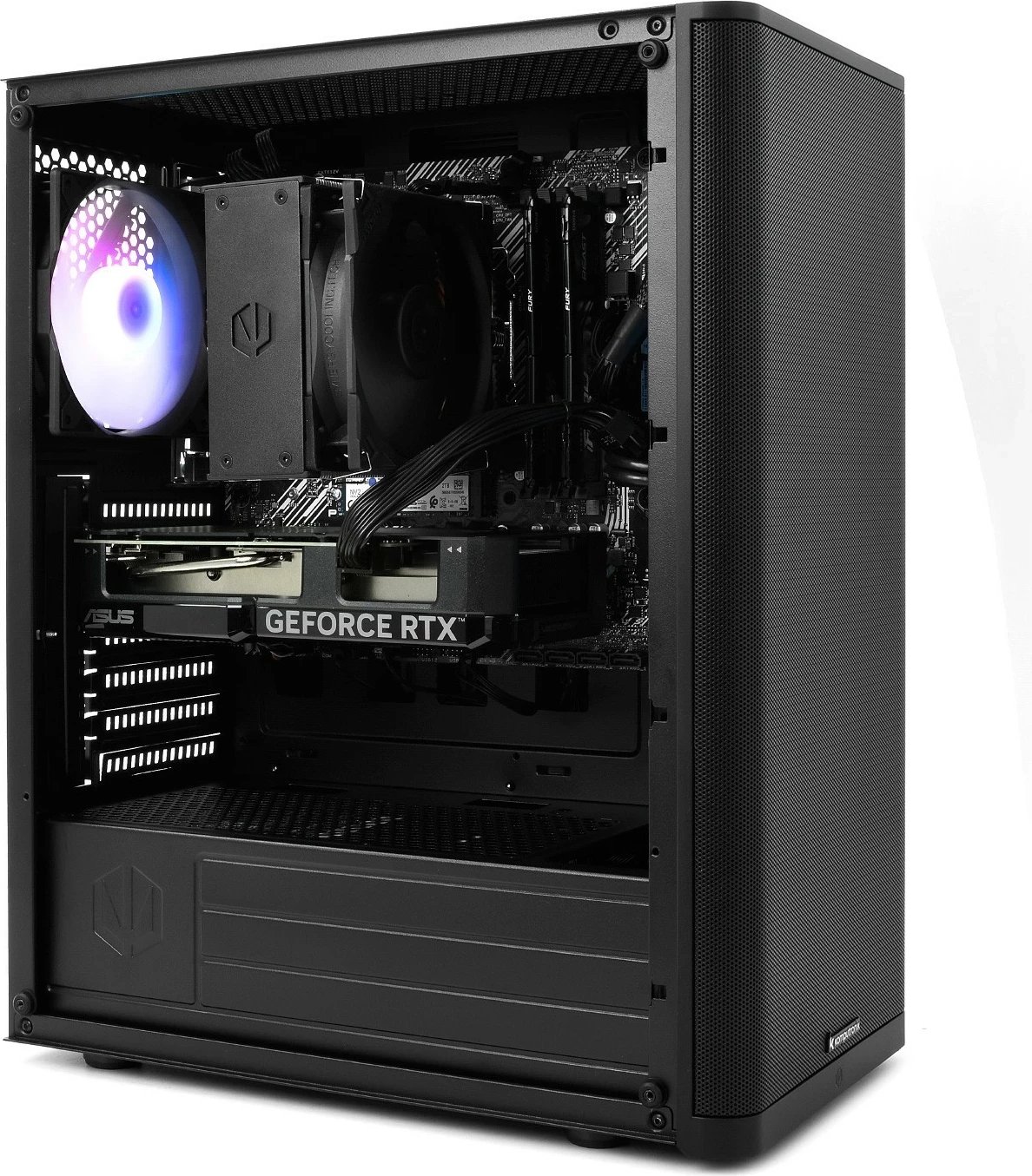 Kompjuter Komputronik Infinity R550 [Z18], Ryzen 5, RTX 4060 Ti, 64GB, 2TB+4TB, W11 Pro, e zezë