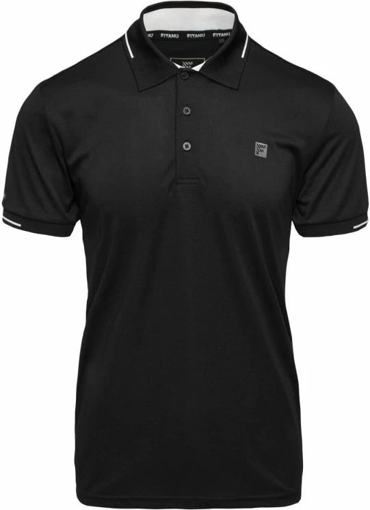 Maicë polo për meshkuj Fitanu, e zezë