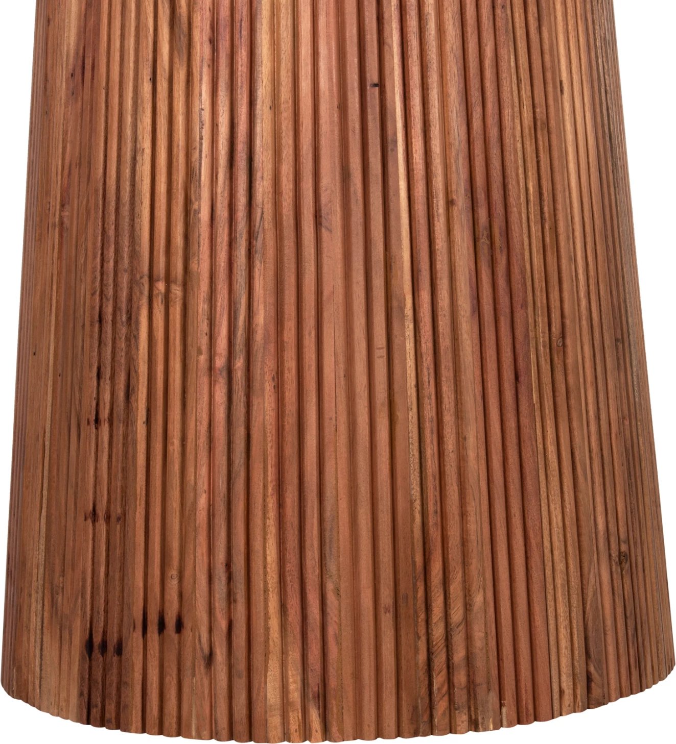 Tavolinë rrumbullake ngrënieje GROOT, dru akacie natyrale, D120x79cm