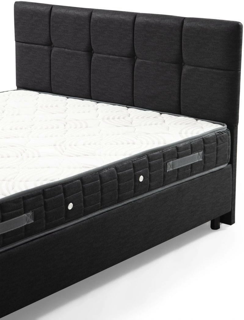 Set dyshek dopio, bazë dhe shtrat, Skye Decor, 150x200, ngjyrë antracit