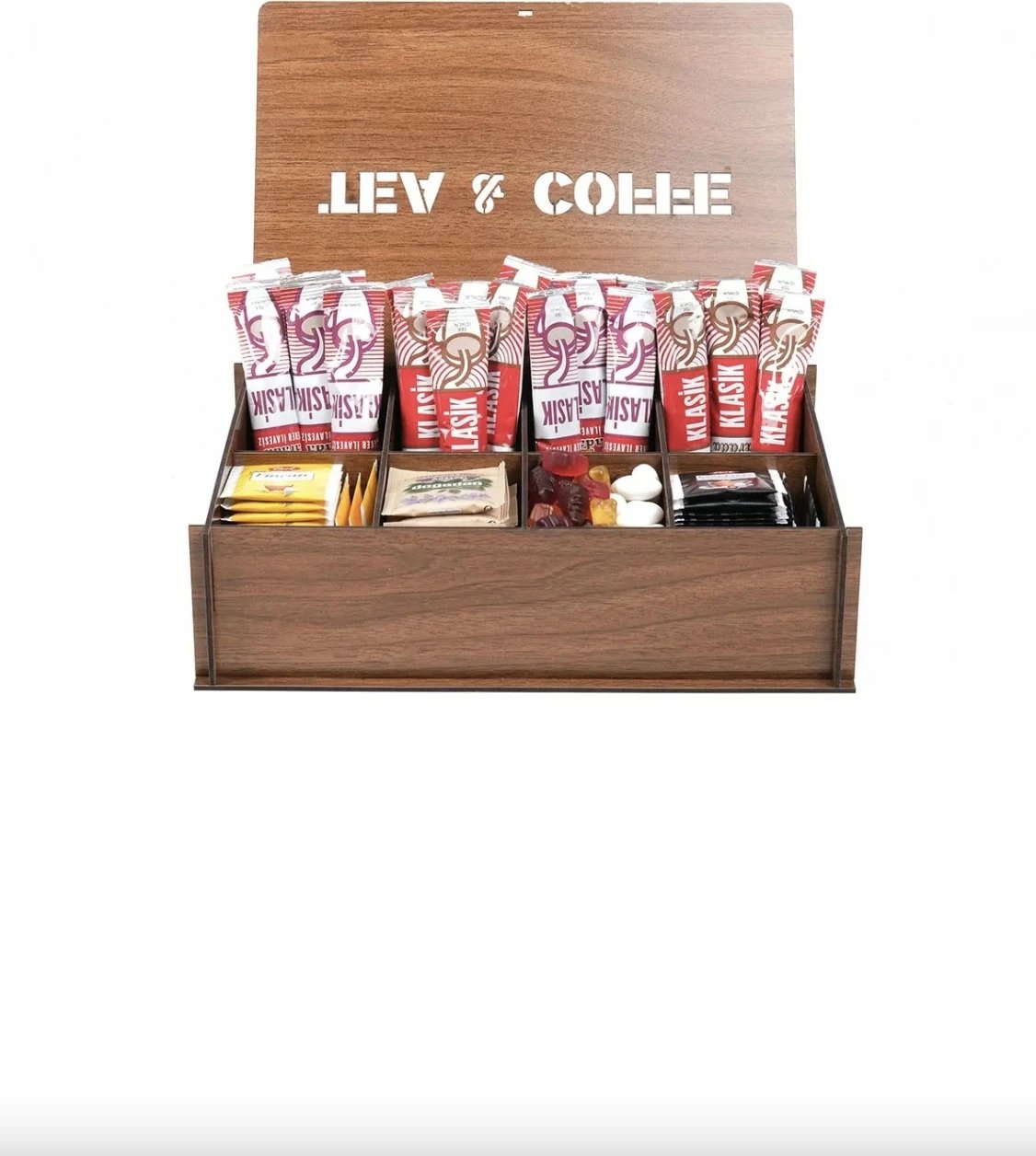 Organizues kuzhine prej druri, ngjyrë kafe, Hermia, d82, 32x22x8cm