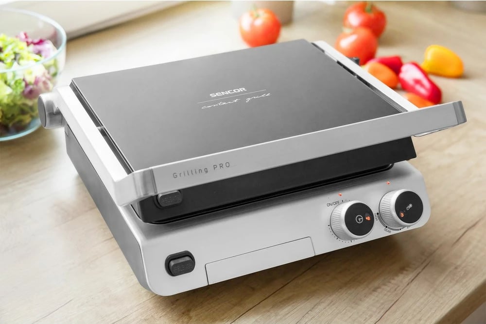 Grill Elektrik Sencor SBG 5030BK, e zezë / argjendi Grill Elektrik Sencor SBG 5030BK, e zezë / argjendi