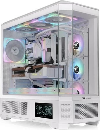 Kasë Thermaltake View 600 TG Snow White, Full Tower, RGB, bardhë
