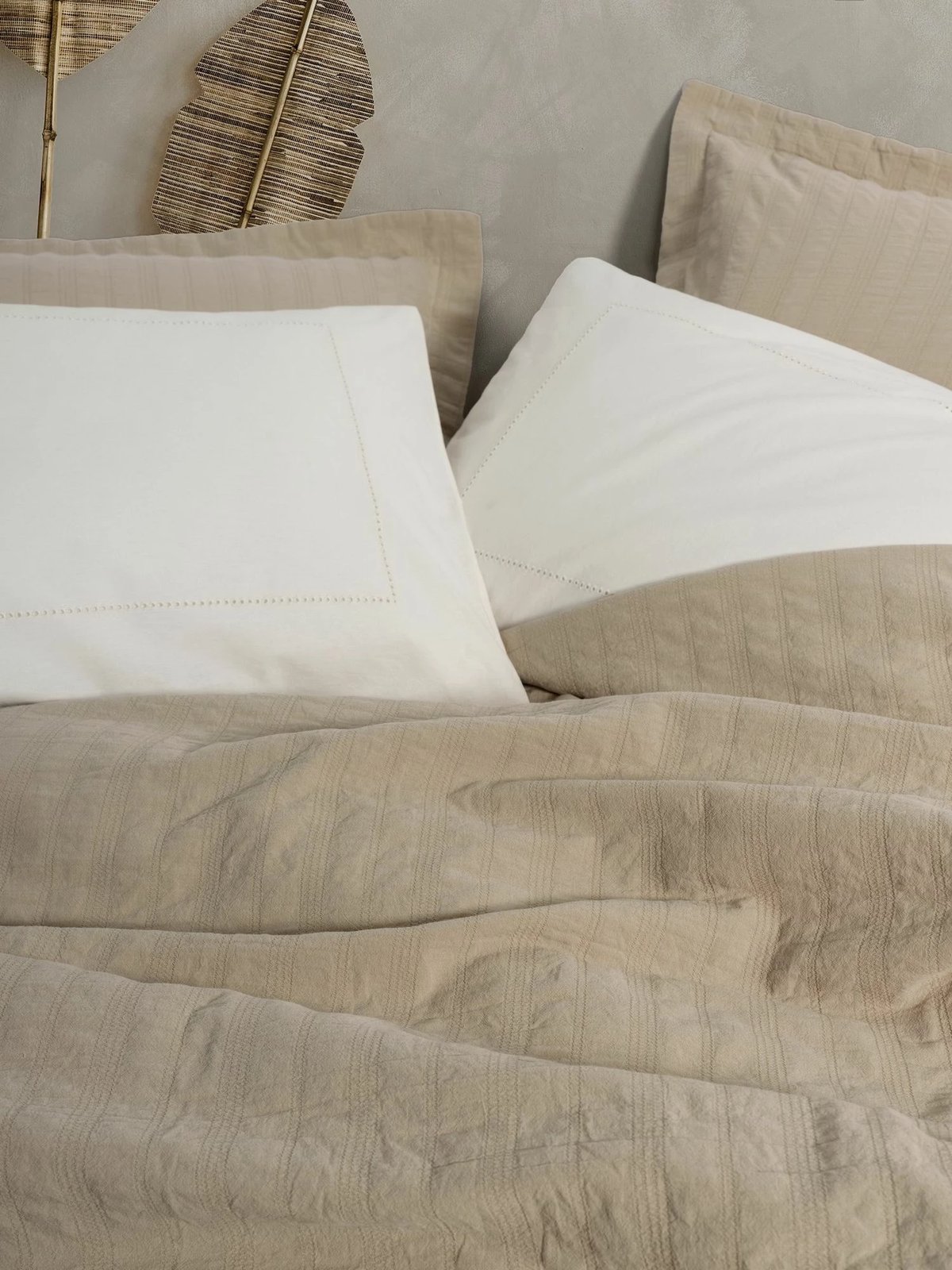 Set piké dopio, Vilo, ngjyrë bezhë