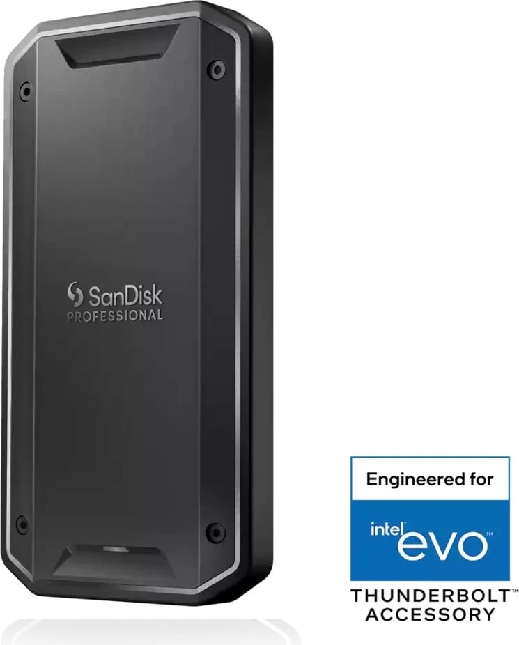 SSD i jashtëm Sandisk Pro G40 1TB, Thunderbolt 3, USB-C, IP68, i zi