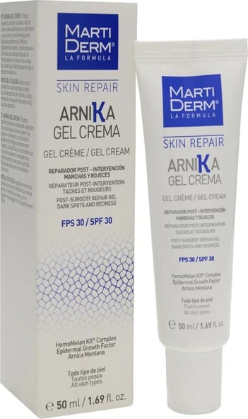 Gel krem për lëkurë unisex Martiderm Arnika SPF 30, 50ml