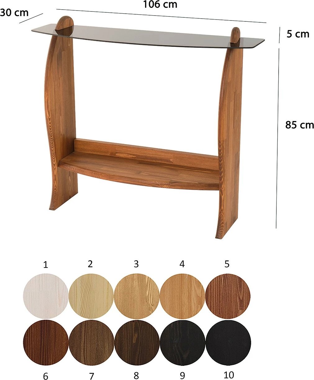 Komodë Skye Decor, ngjyrë kështjellë, fume