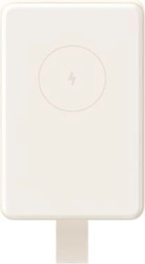 Power bank XIAOMI 58479, 6000mAh, magnetik, Nano Leather, krem