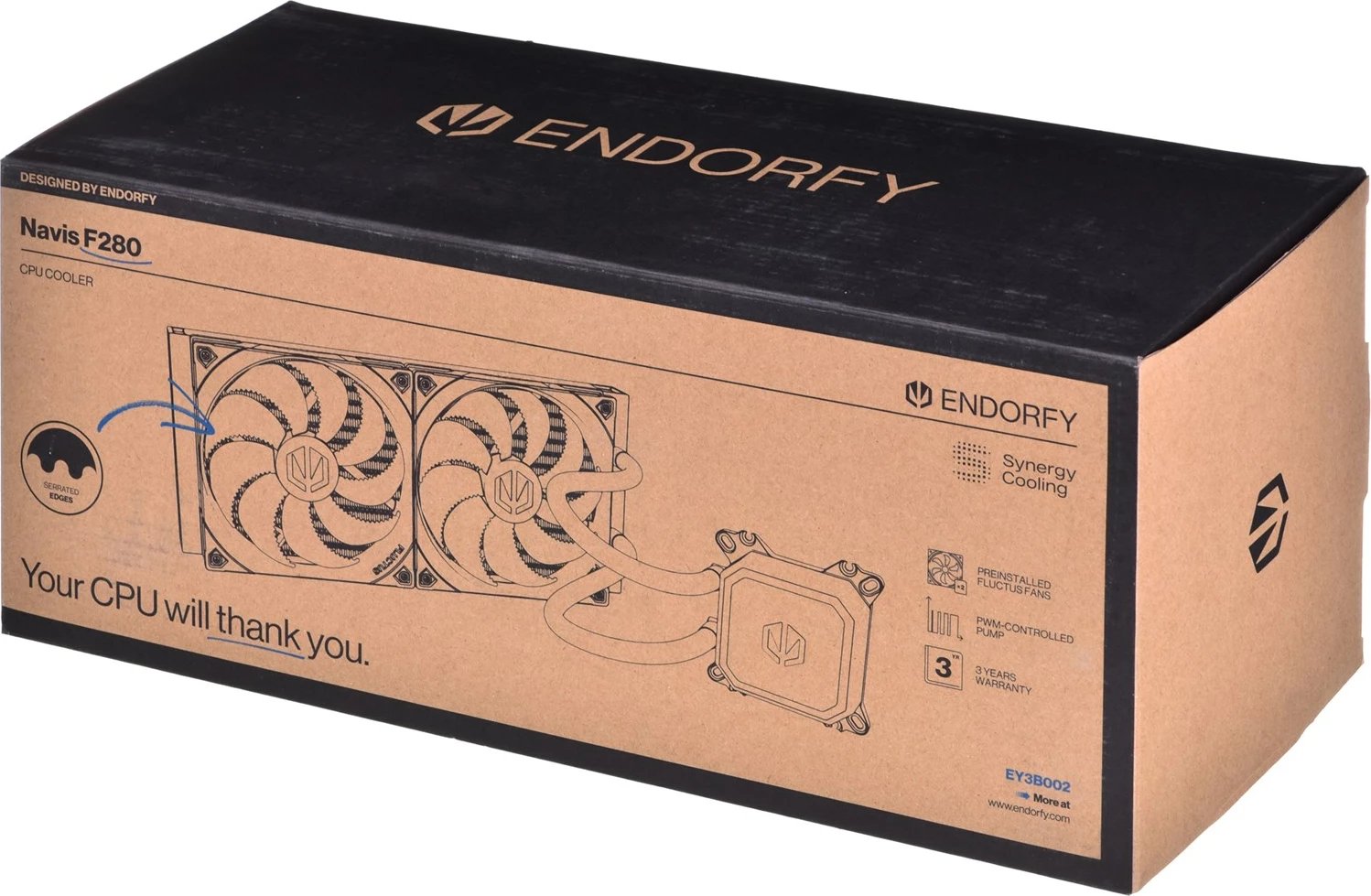 Ftohës me ujë Endorfy Navis F280 Ftohës me ujë Endorfy Navis F280