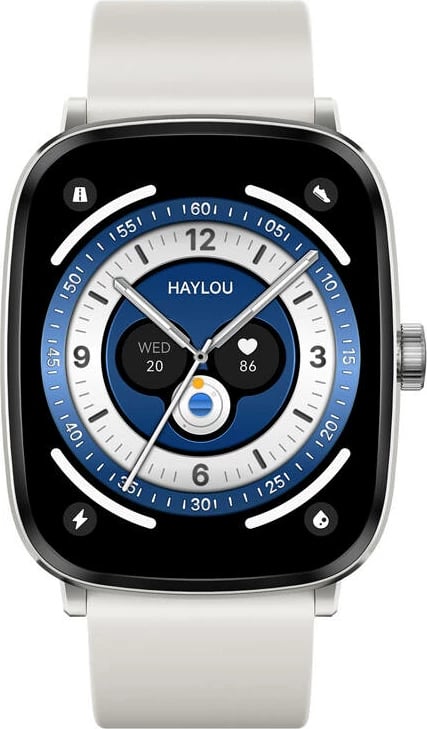 Smartwatch Haylou RS5, 2.01" AMOLED, IP68, Argjend