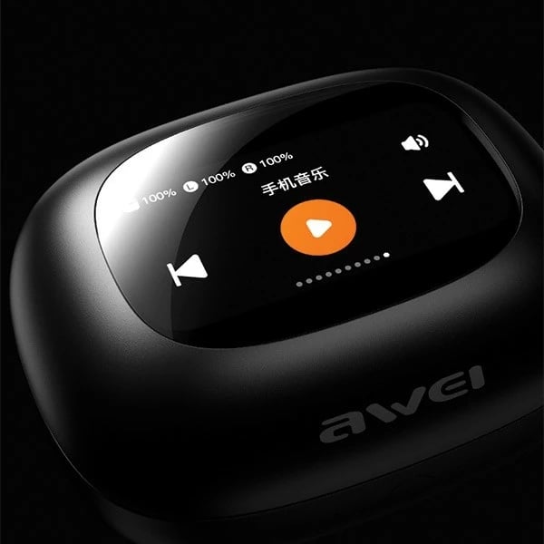 Kufje Bluetooth AWEI TP97 TWS, in-ear, Bluetooth 5.4, me etui karikimi, e zezë Kufje Bluetooth AWEI TP97 TWS, in-ear, Bluetooth 5.4, me etui karikimi, e zezë