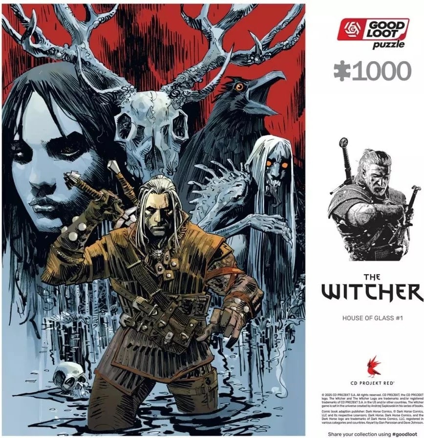 Puzzle Good Loot The Witcher House of Glass 1000 copa