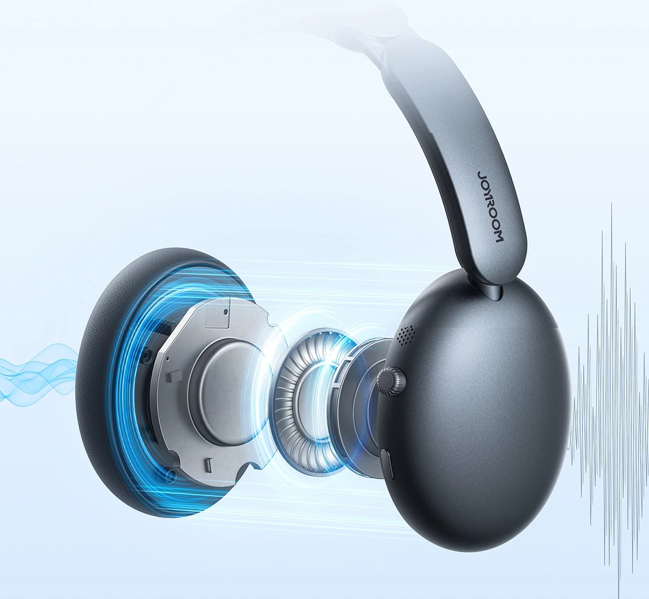 Kufje wireless Joyroom J-Head Series JR-JH1 me ANC, Bluetooth 5.4, të zeza