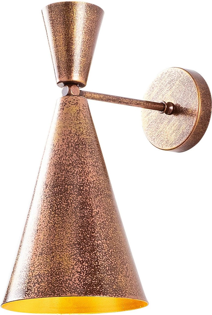 Llambë muri Opviq, Berceste, ngjyrë ari, 19x25cm, lartësi 39cm Llambë muri Opviq, Berceste, ngjyrë ari, 19x25cm, lartësi 39cm