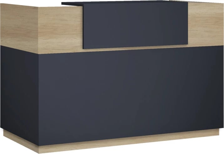 Banak recepsioni Lotus, ngjyrë lis dhe antracit, 200x70x110cm