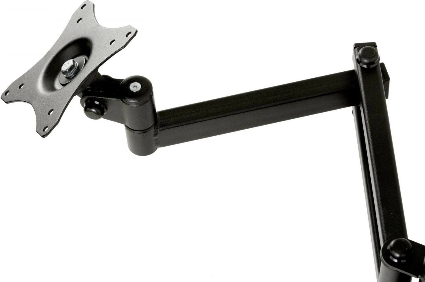 Mbajtës tavoline për monitor Edbak SV04 me krah të dyfishtë, për 10-29 inç, VESA 75x75/100x100, i zi