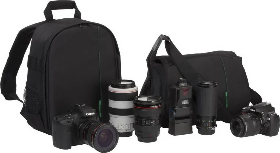 Çantë kamerash RIVACASE Green Mantis 7450, 5 ndarje, e gjelbër/zezë