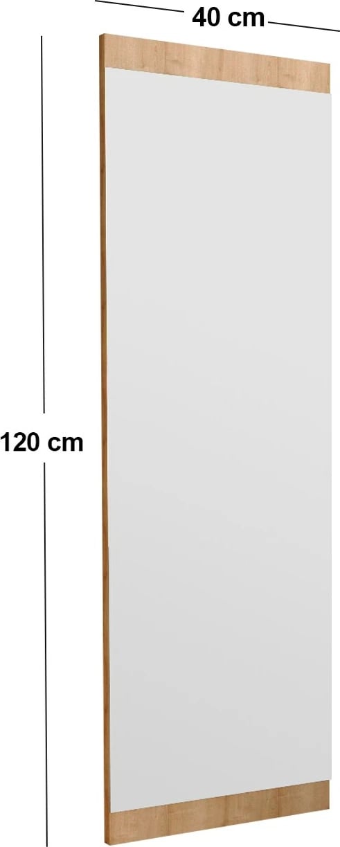 Pasqyrë murale Hanah Home, Azus, ngjyrë natyrale