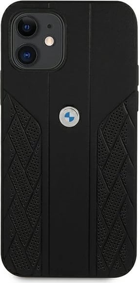 Mbështjellës BMW Curve Perforate për iPhone 12 mini, 5.4", i zi