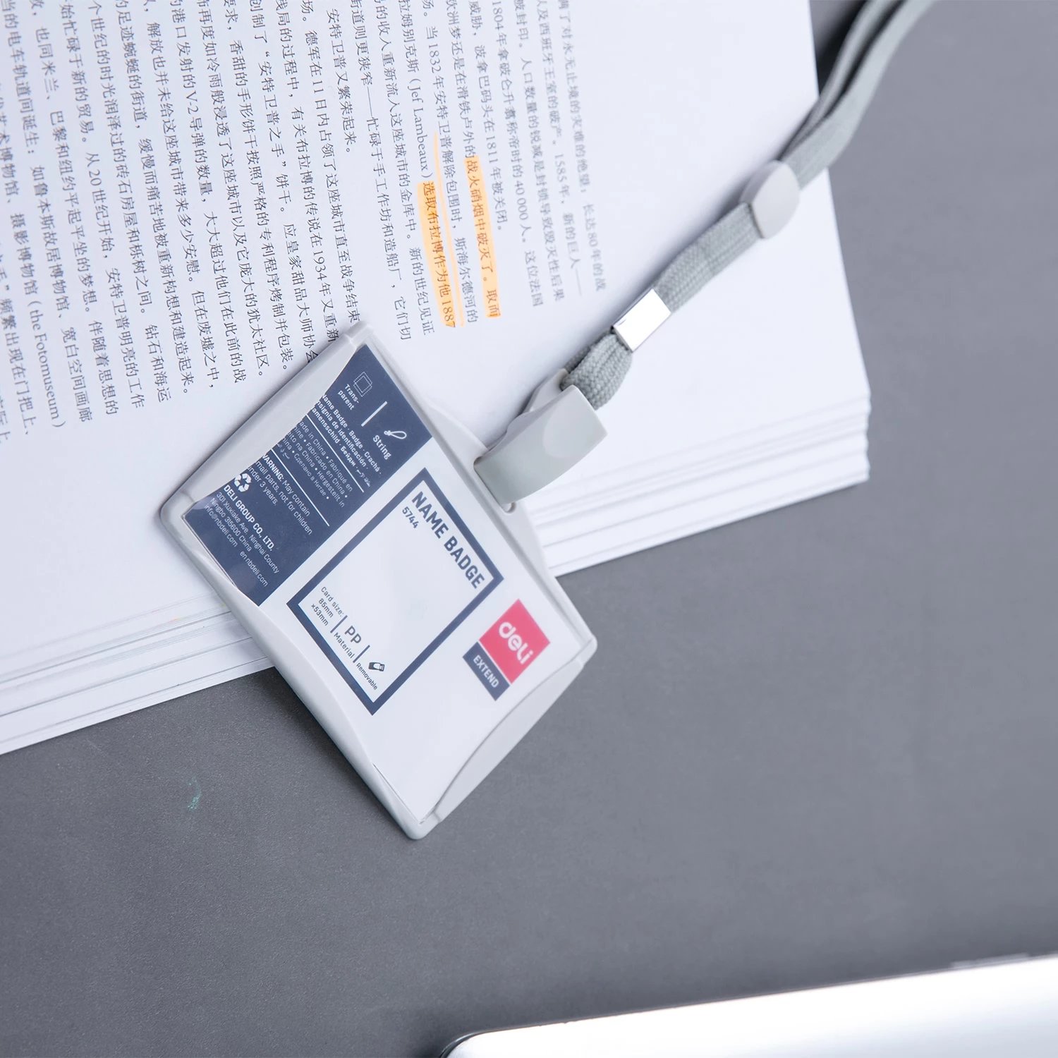 DELI Mbajtës për ID kartelë 5744