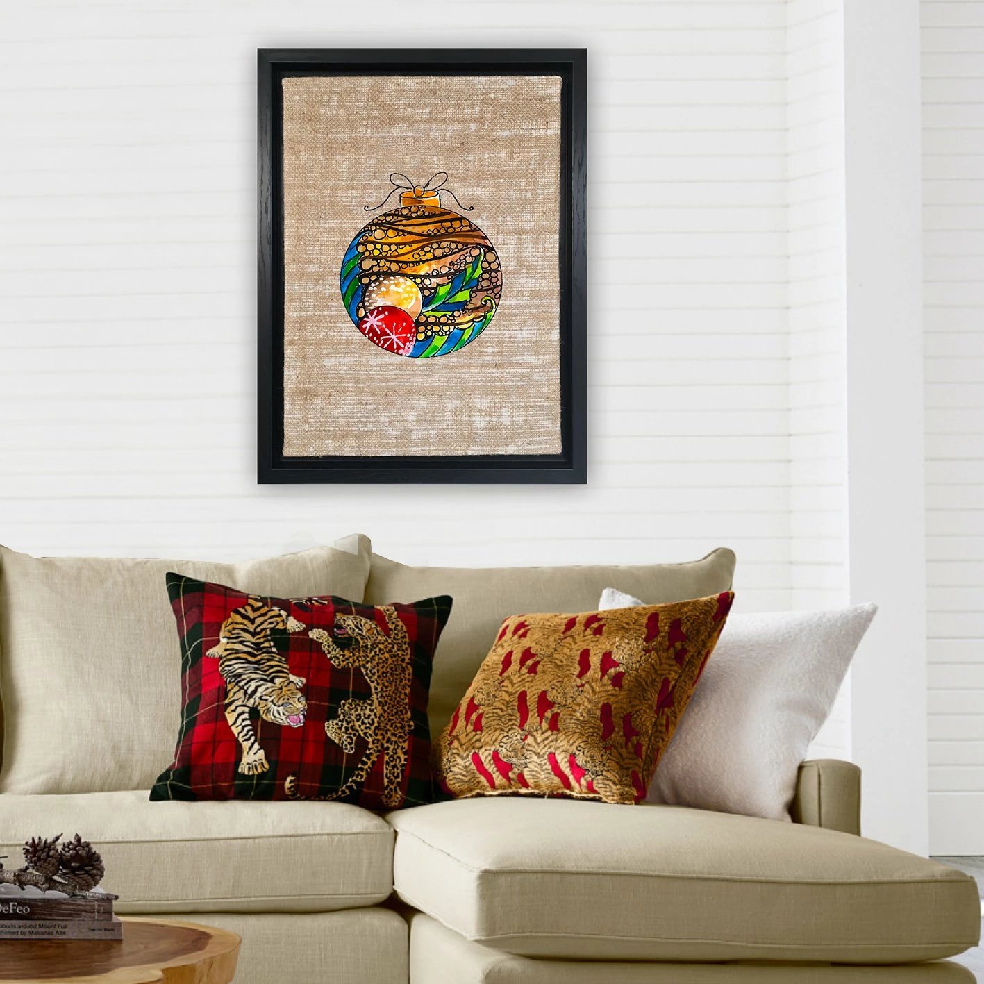 Pikturë dekorative në kanavacë me kornizë, Wallity, LSJ2800881_6696