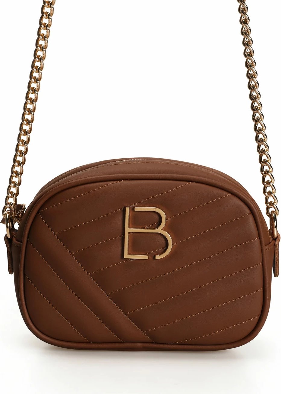 Çantë crossbody Lucky Bees, ngjyrë tan, 1298