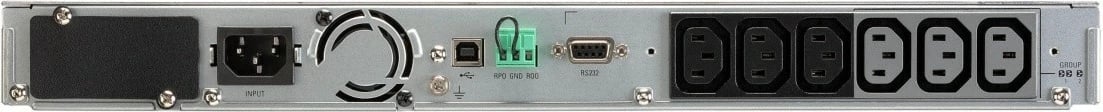 UPS Eaton 5P 1550i Rack NetpackG2, 1550 VA, 1350 W, 1U, i zi/argjendtë