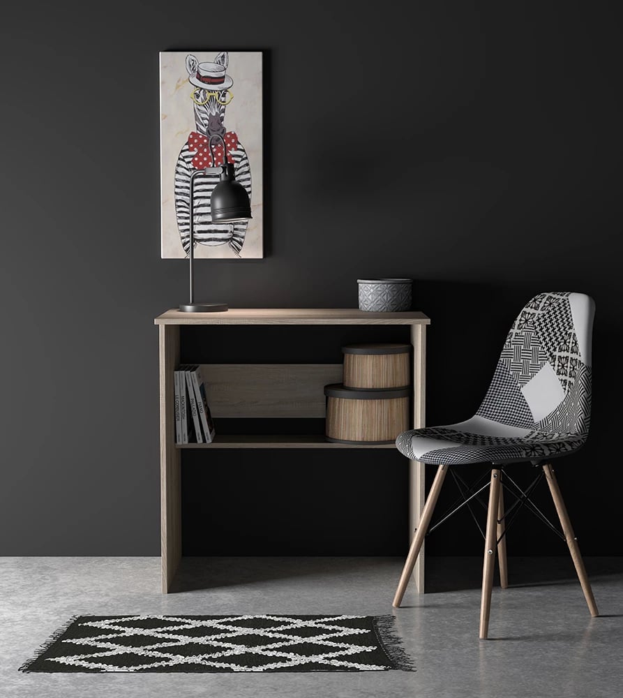 Pikturë dekorative Mr. Zebra, shumëngjyrëshe, kanavacë, dru, 30x60x2cm