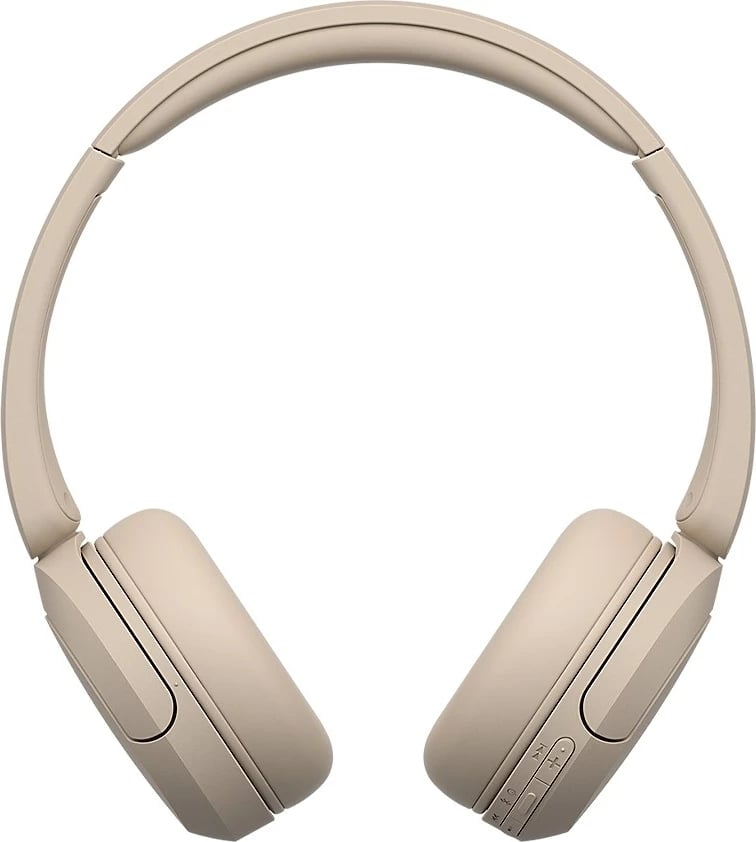 Kufje wireless Sony WH-CH520, head-band, Bluetooth, krem