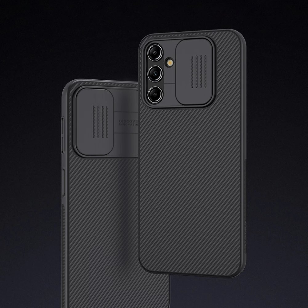 Mbështjellës Nillkin CamShield Case për Samsung Galaxy A14 5G / Galaxy A14, me kapak kamere, Kaltër