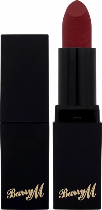 Buzëkuq për femra Barry M Velvet Matte Lip Paint 0520 Love Lust kuq 3.5g