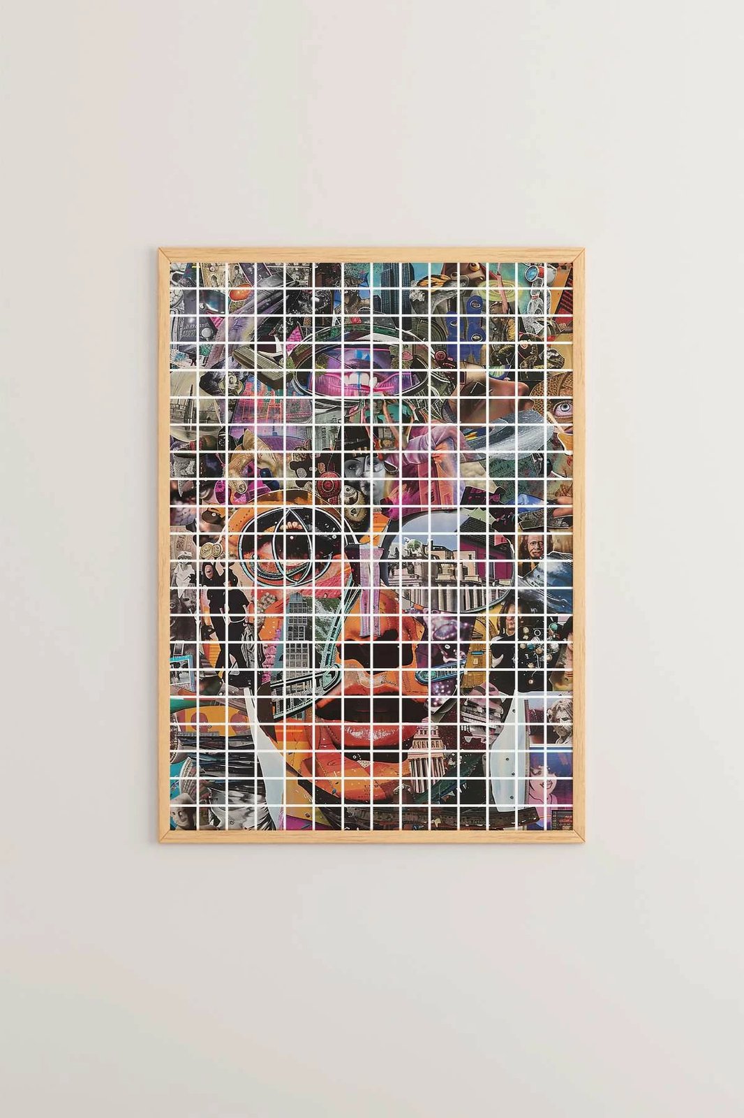 Pikturë dekorative me kornizë, Wallity Popkare18, shumëngjyrëshe, 33x48cm