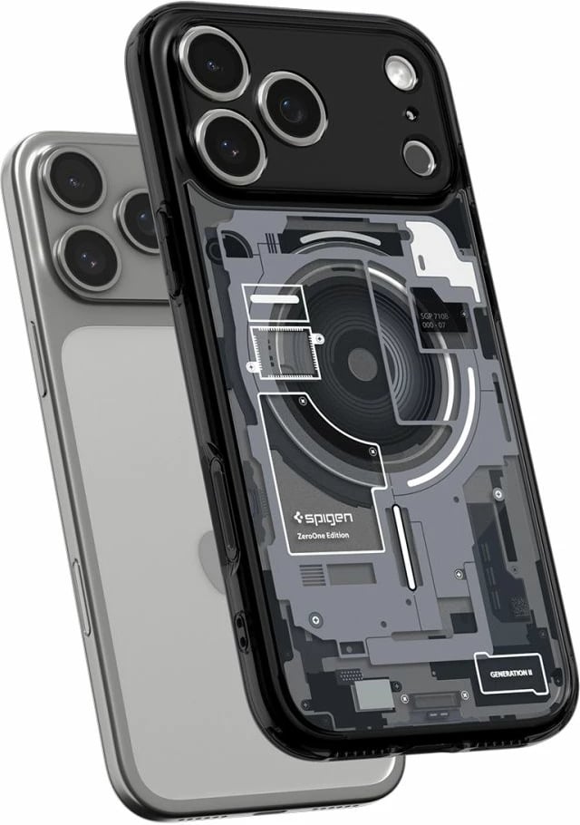 Mbështjellës Spigen Ultra Hybrid MagSafe për iPhone 17 Pro Max, i zi